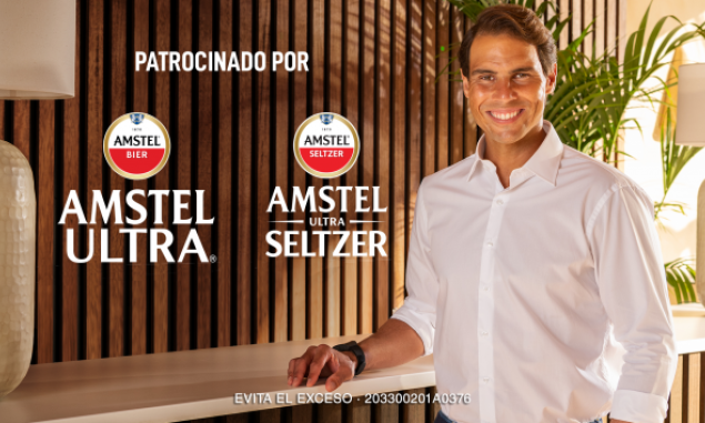Amstel ULTRA® anuncia colaboración global con la estrella de tenis, Rafael Nadal