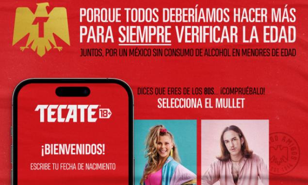 Presenta TECATE® innovador filtro de verificación de edad en su página web, como parte de su iniciativa TECATE® 18+