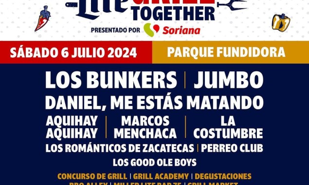 ¡Miller Grill Together, el festival más esperado por los amantes de la parrilla está de regreso!