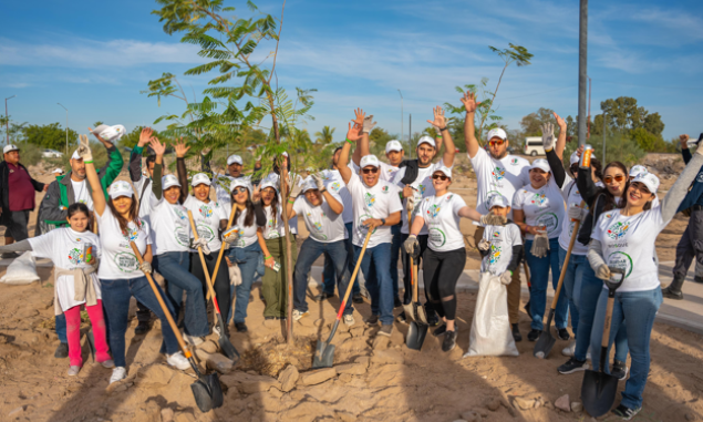 Reforestan 500 árboles en el Centro Deportivo Municipal “El Piojillo”, ubicado en La Paz, Baja California Sur