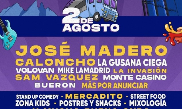 José Madero, Caloncho y La Gusana Ciega encabezan el Tecate Food Truck Fest 2025
