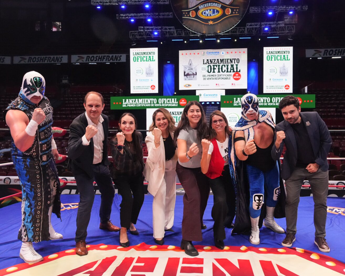 HEINEKEN México, Arena México, SEDECO, el Fondo Mixto de Promoción Turística de la Ciudad de México y Tecmilenio certifican consumo inteligente